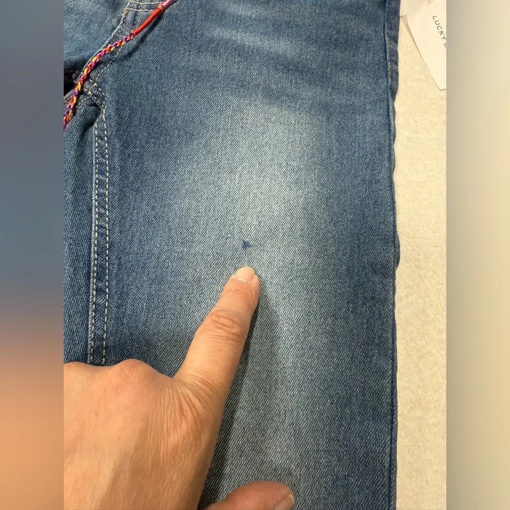 Lucky Brand Zoe Skinny Girls' Ada Wash Jeans Size 10 NWT - Picture 8 of 11